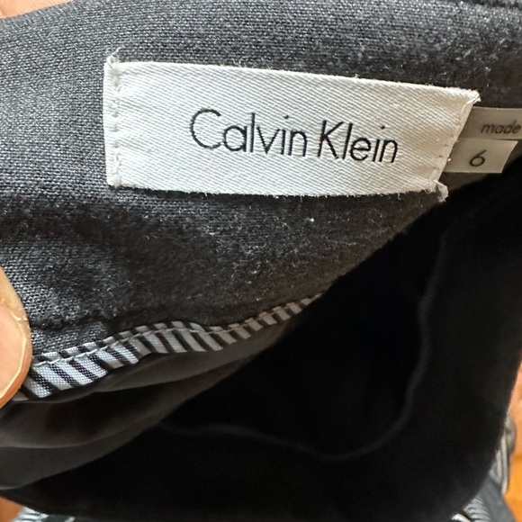 Calvin Klein Women's Grey 2 Piece Skirt Suit with‎ Two Button Blazer Size: 8 - Picture 5 of 15